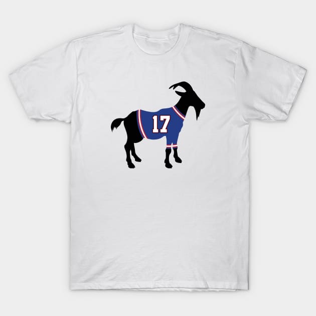 Josh Allen GOAT T-Shirt by cwijeta